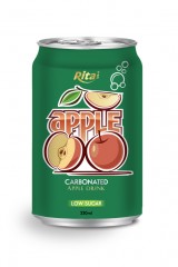 330ml carbonated apple drink low sugar